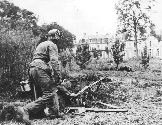 German army in action