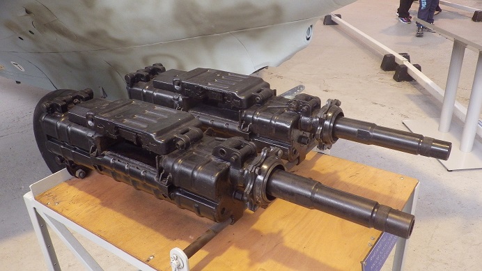 Aircraft cannons make regular machine guns look tiny