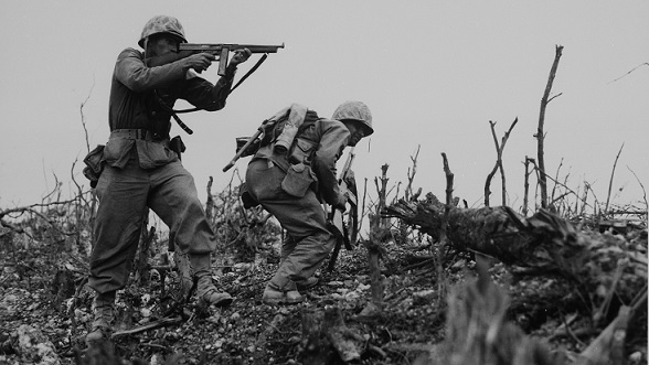 US Marines on Okinawa